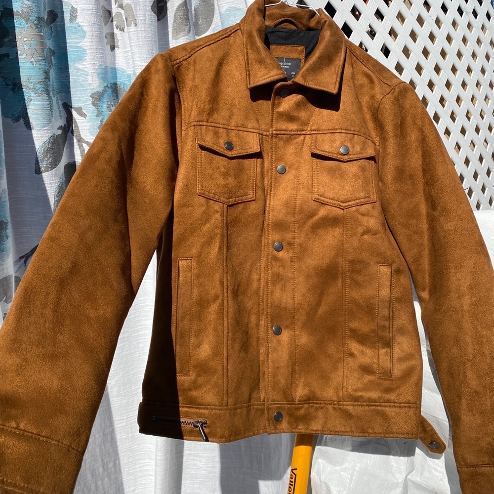 Bershka Brown Suede Jacket (S)
